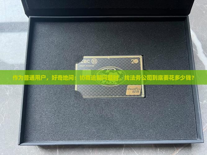 找法务公司解决逾期问题要多少钱