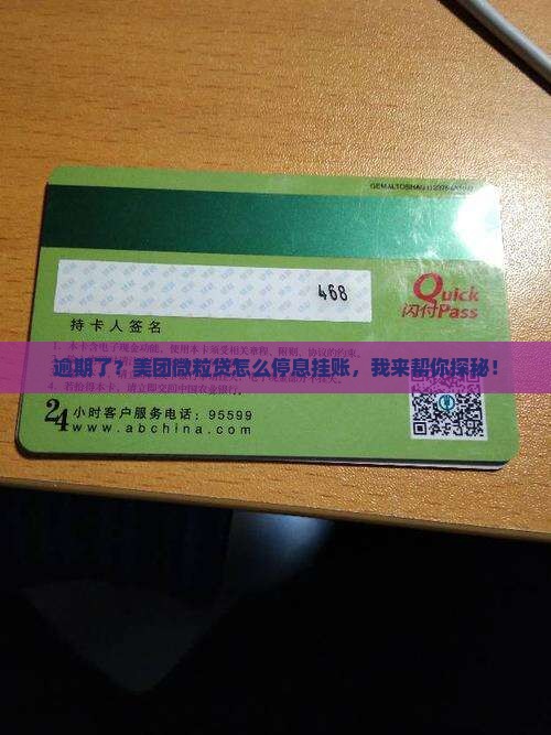 美团微粒贷逾期怎么办停息挂账