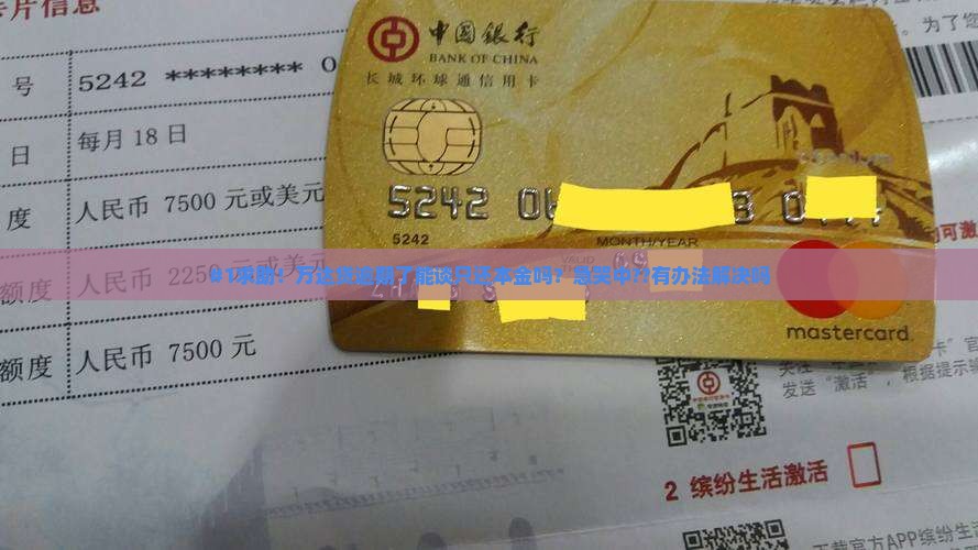 万达贷逾期可以协商一次性还本金的方法