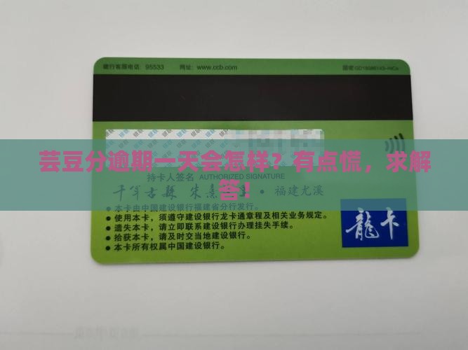 芸豆分逾期一天有事吗 芸豆分逾期一天有事吗