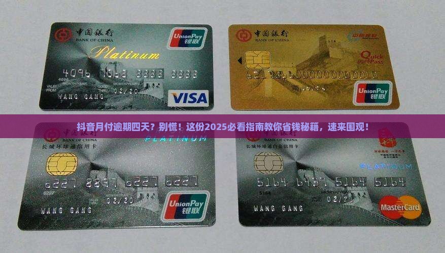 抖音月付逾期四天怎么办