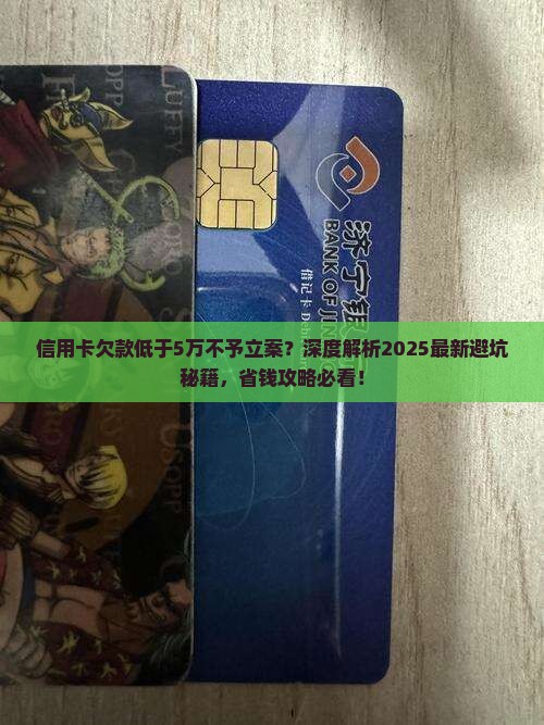 信用卡欠款低于5万不予立案应该怎么处理