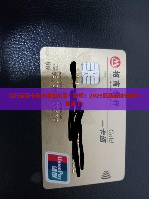 招行信用卡催缴通知怎么处理