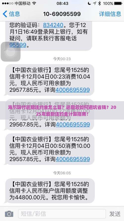 海尔嗨付逾期违约金计算规则