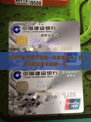 信用卡欠款四万逾期一年多怎么办
