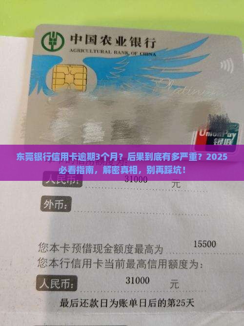 东莞银行信用卡逾期3个月后果严重吗