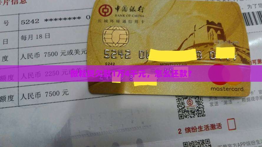 欠微粒贷1万4千元怎么还款