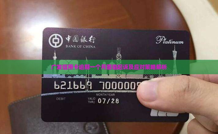 广发信用卡逾期一个月面临起诉及应对策略解析