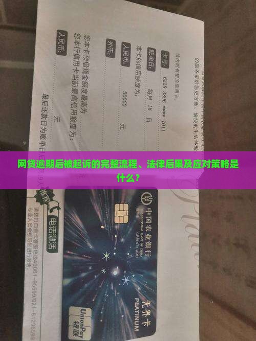 网贷逾期后起诉流程