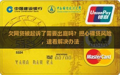 欠网贷被起诉了需要出庭吗如何解决