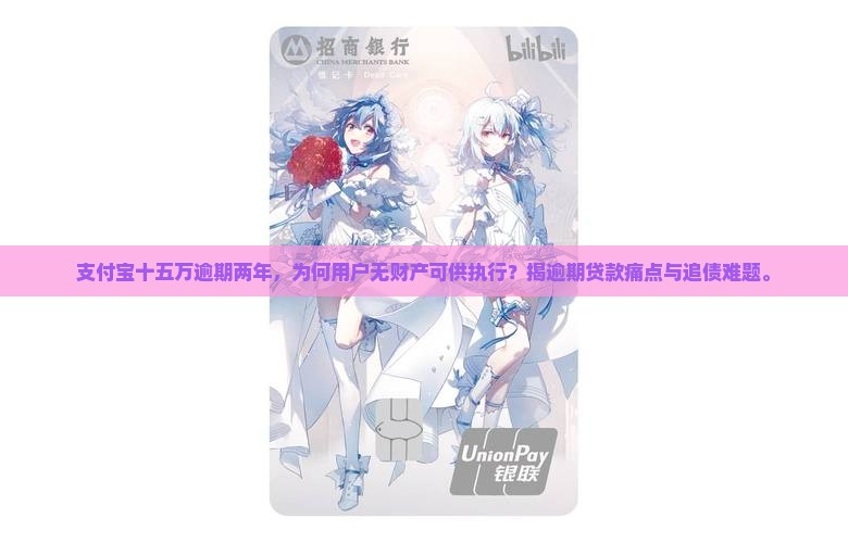 支付宝十五万逾期两年没任何财产