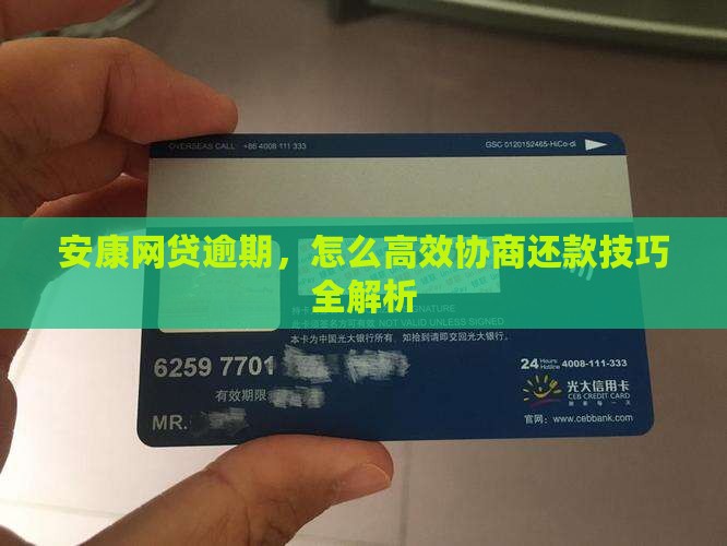 安康网贷逾期怎么协商还款的技巧