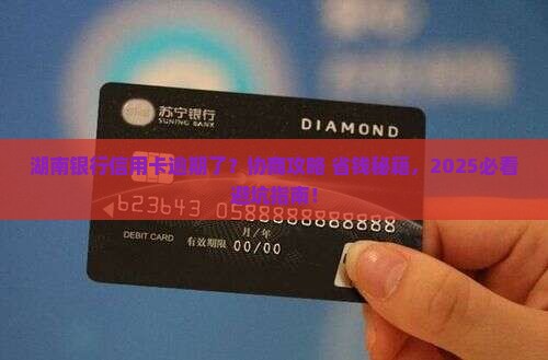 湖南银行信用卡逾期协商怎么进行