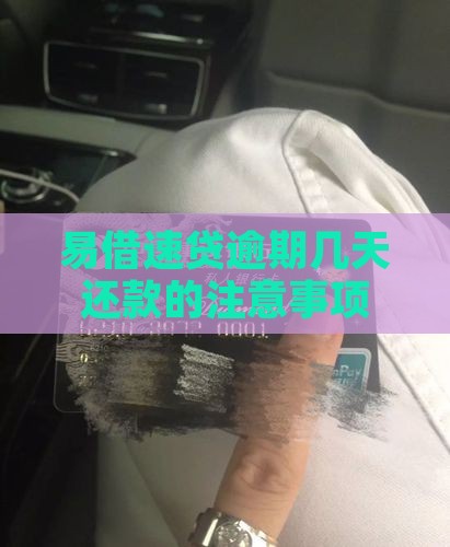 易借速贷可以逾期几天还款的注意事项