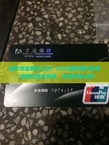 益农贷逾期处理方法