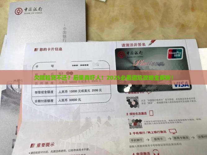 欠微粒贷不还会怎样后果严重
