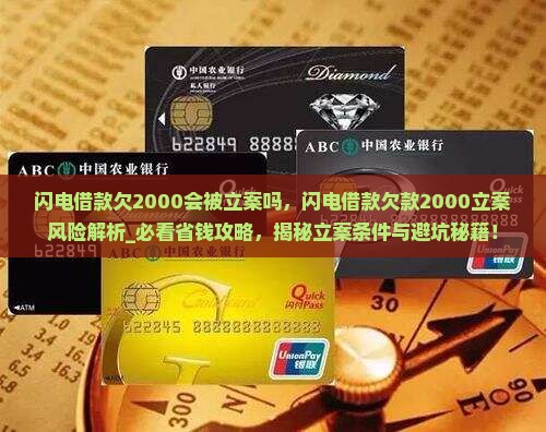 闪电借款欠2000会被立案吗