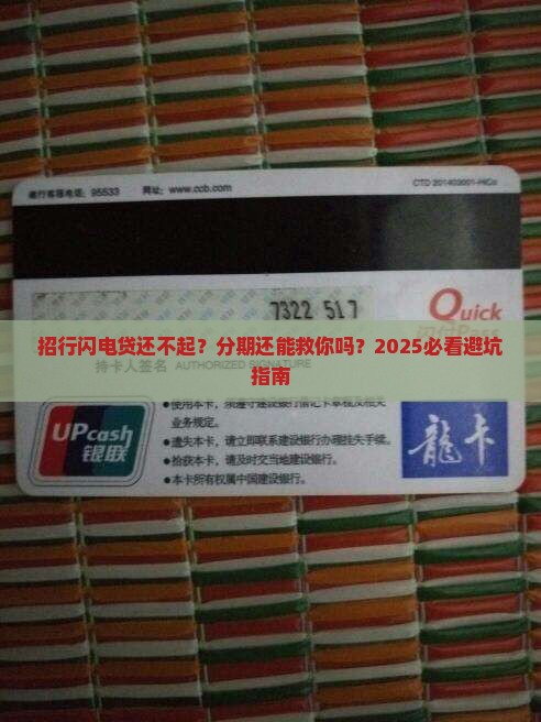 招行闪电贷还不起分期怎么办