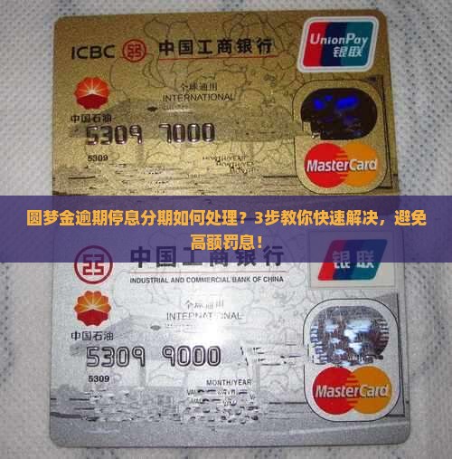 圆梦金逾期停息分期如何处理