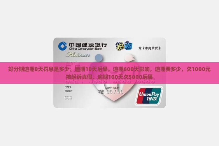 好分期逾期8天罚息是多少