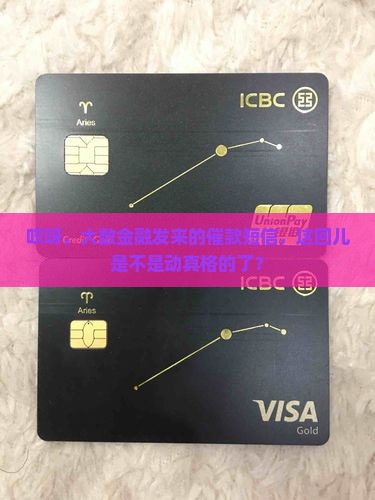 大数金融发的催款短信真实可信吗