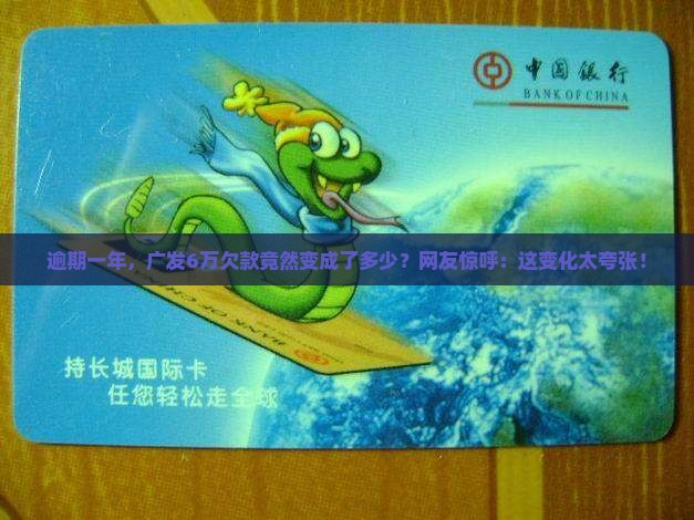 广发6万逾期一年会变多少钱