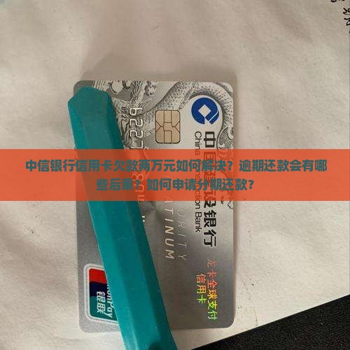 中信银行信用卡欠了两万