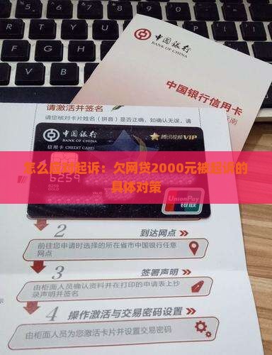 欠网贷2000元被起诉了
