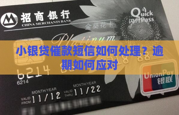 小银贷催款短信如何处理