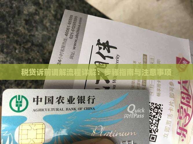 税贷诉前调解流程详解