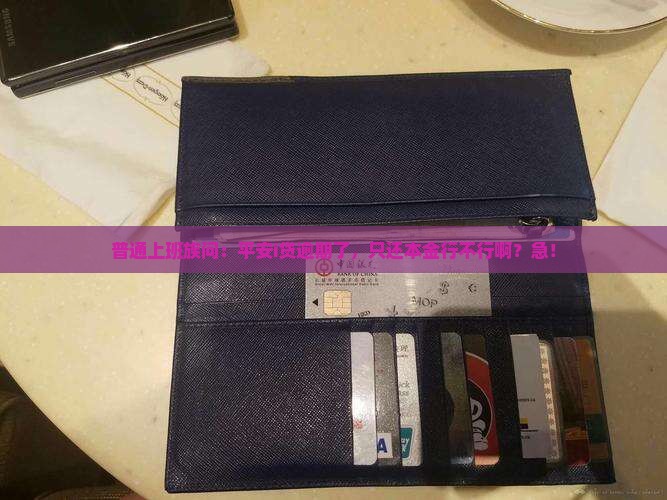 平安i贷逾期只还本金可以吗
