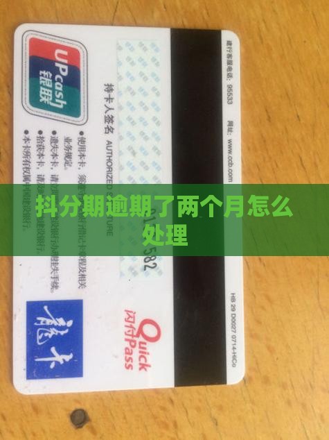 抖分期逾期了两个月如何处理