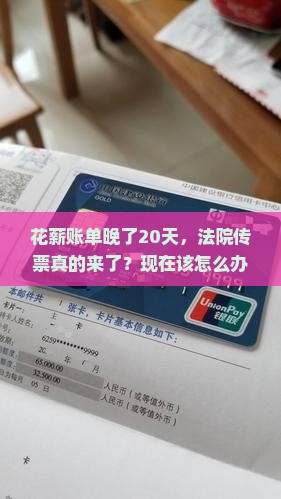 花薪逾期20天被起诉了怎么办