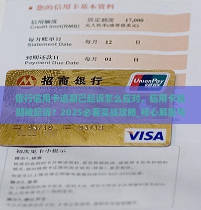 银行信用卡逾期已起诉怎么应对