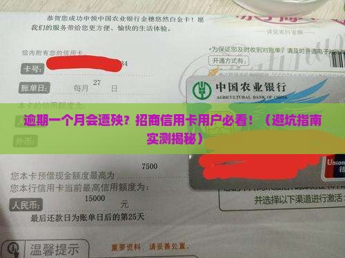 招商信用卡逾期一个月会有什么后果