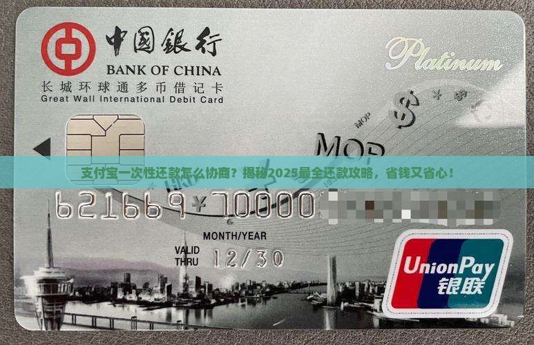 支付宝一次性还款怎么协商还款方式