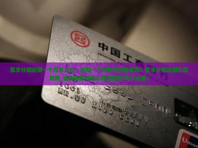 惠享分期逾期一个月怎么办