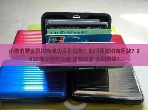 小象消费金融协商成功案例分享