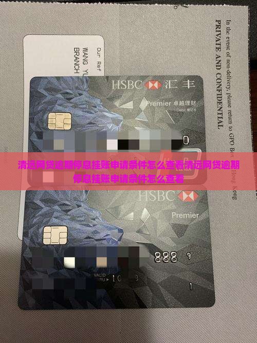 清远网贷逾期停息挂账申请条件怎么查看