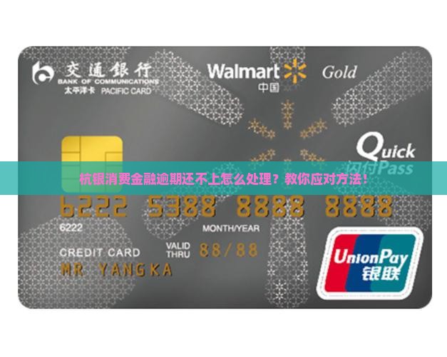 杭银消费金融逾期还不上怎么处理