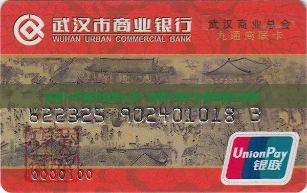 信用卡逾期12万违约金