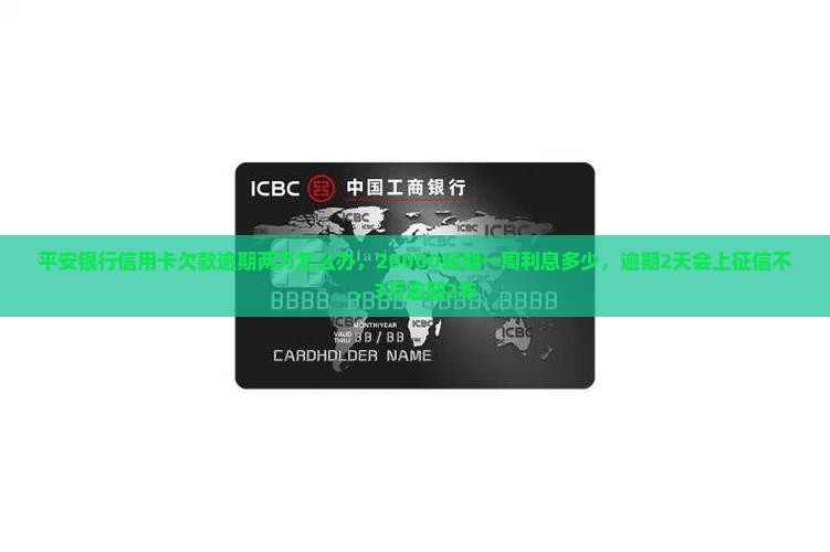 平安银行信用卡欠款逾期两万怎么办