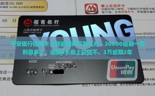平安银行信用卡欠款逾期两万怎么办