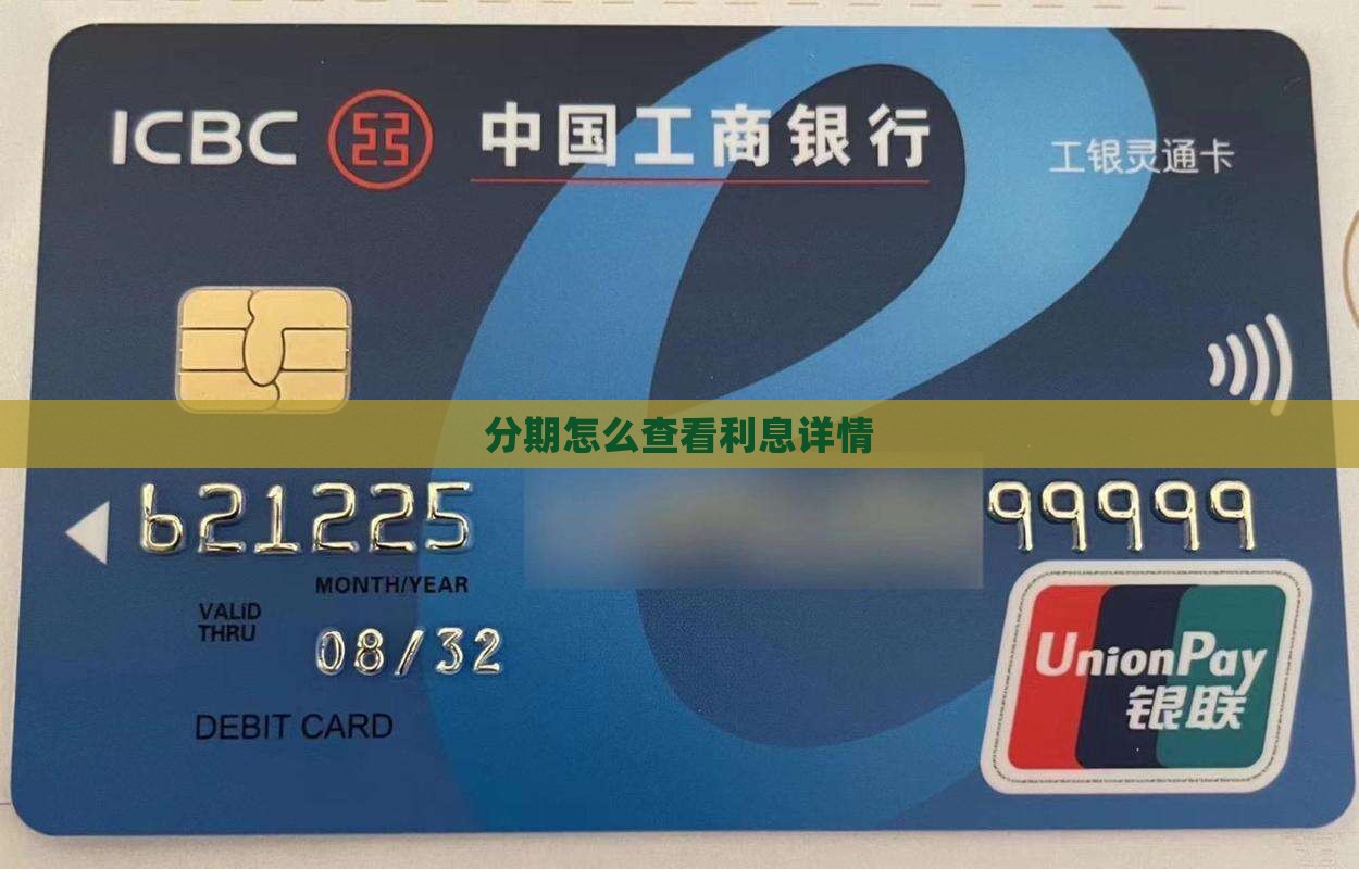白条分期怎么查看利息详情