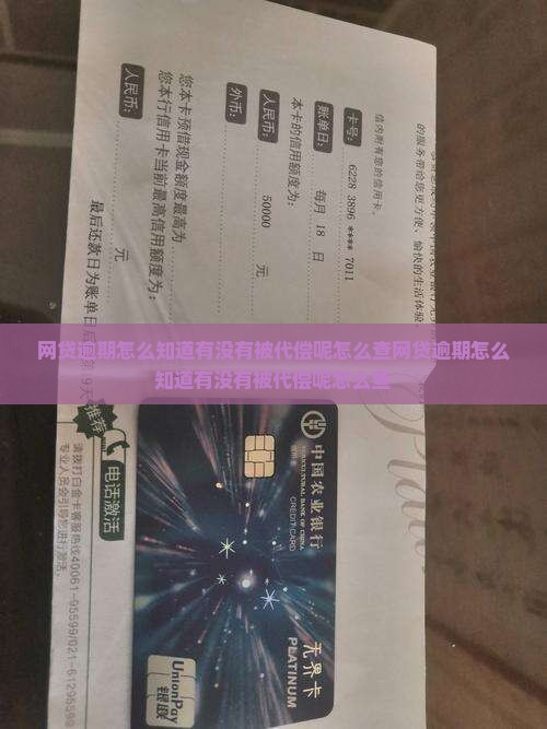 网贷逾期怎么知道有没有被代偿呢怎么查