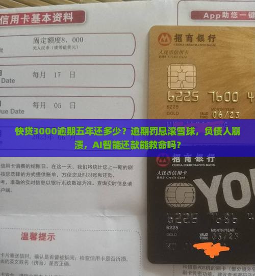 快贷3000逾期五年还多少