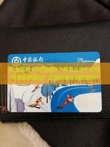 农业信用卡2万逾期5个月如何处理