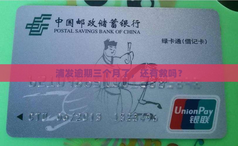 浦发逾期三个月怎么办理