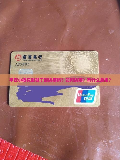 平安小橙花逾期能协商