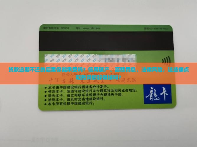 贷款逾期不还的后果你能承受吗